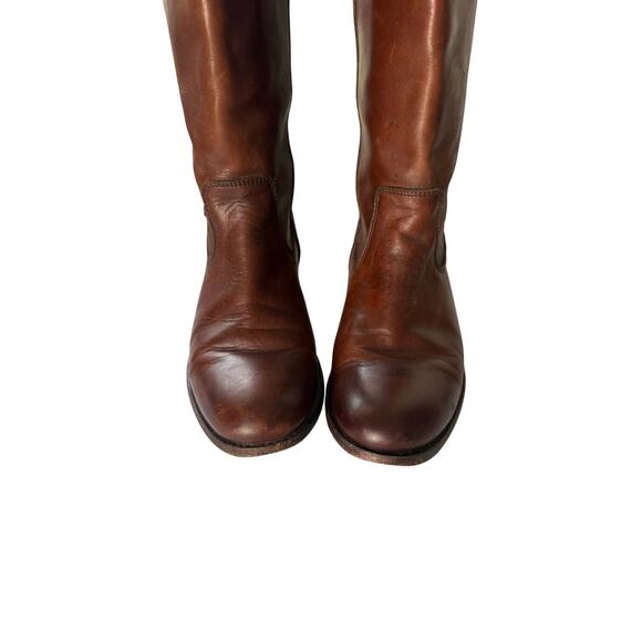 Frye Melissa Leather Zip Up Riding Boots 8 1/2B - Picture 8 of 8